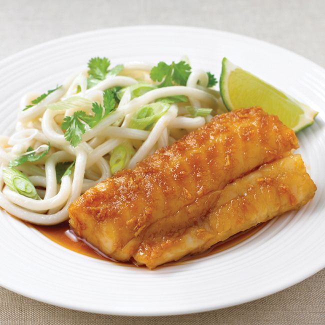 Teriyaki Fish With Noodles