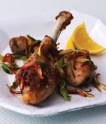 Chinese-style Salt And capsicum Chicken Drumsticks