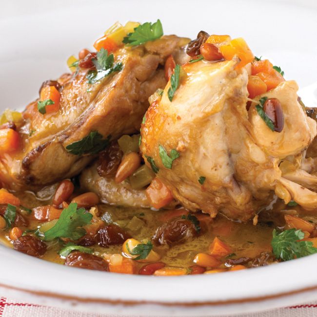 Marsala Chicken With Pine Nuts & Sultanas