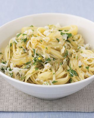 Pasta With Crab & Lemon