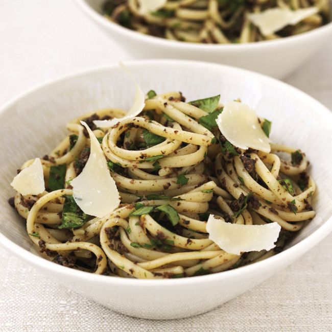 Pasta With Black Olives