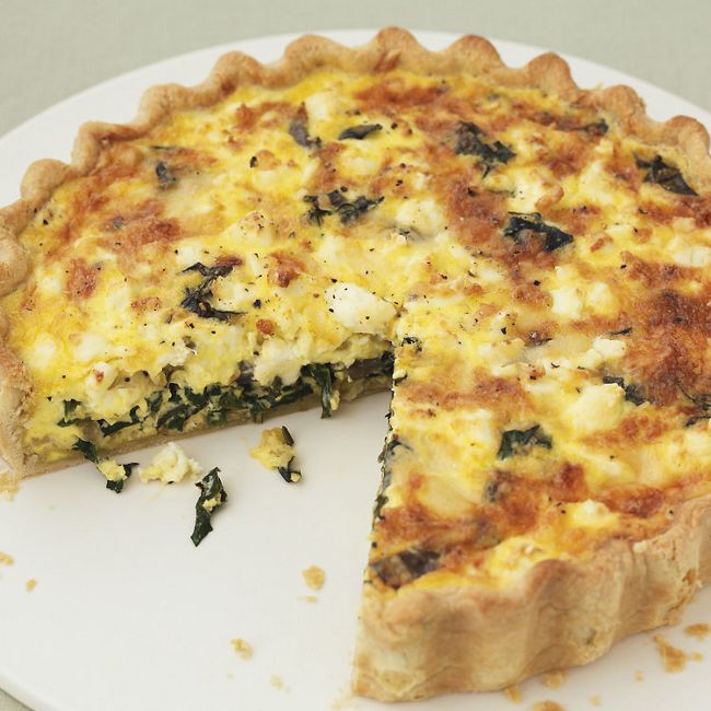 Swiss Chard & Gruyère Cheese Tart