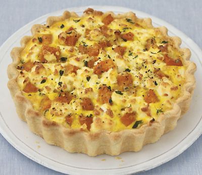 Squash, Thyme & Goat's Cheese Tart