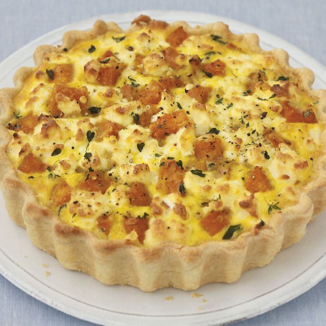 Squash, Thyme & Goat’s Cheese Tart