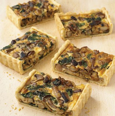 Mixed Mushroom & Walnut Tart