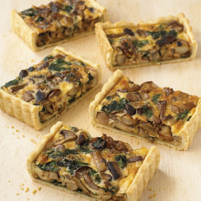 Mixed Mushroom & Walnut Tart