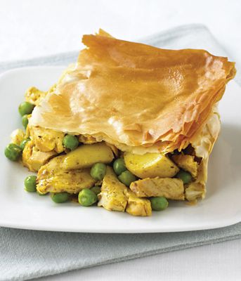 Chicken & Pea Filo Pie