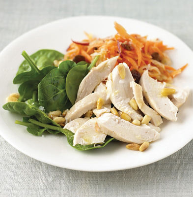 Chicken Salad With Carrot & Apple Relish