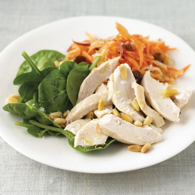Chicken Salad With Carrot & Apple Relish
