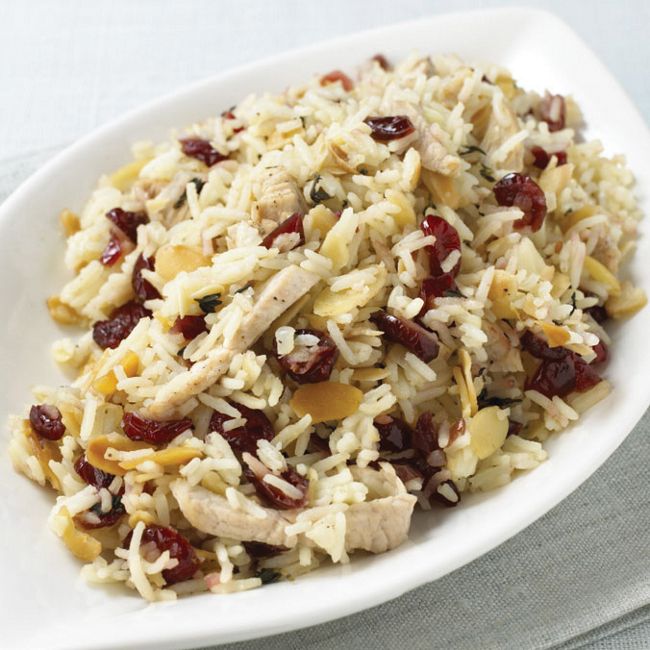 Turkey, Almond & Cranberry Pilaf