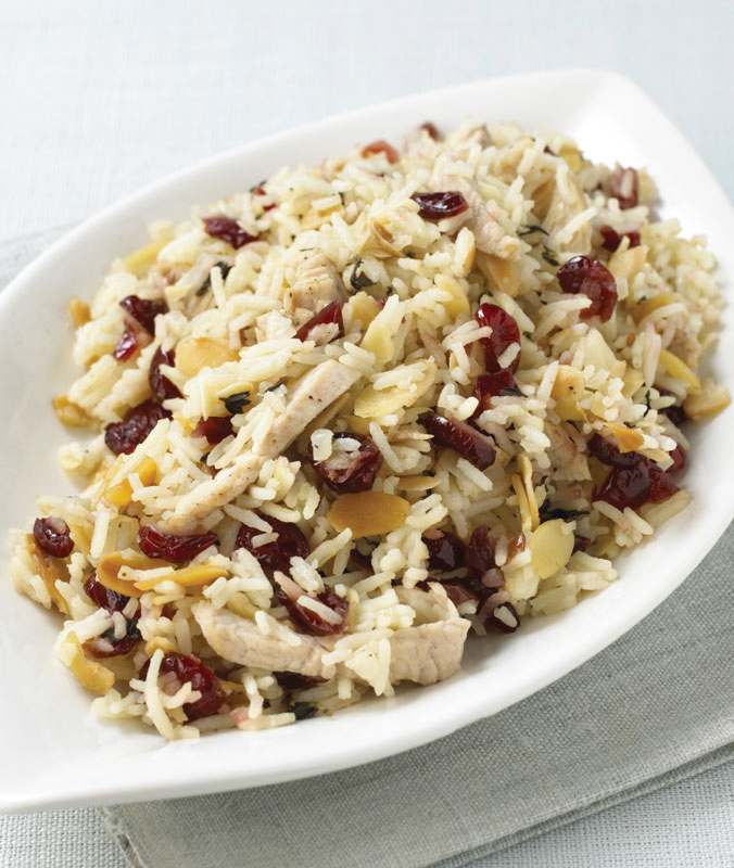 Turkey, Almond & Cranberry Pilaf