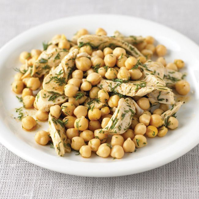 Warm Turkey And Chickpea Salad
