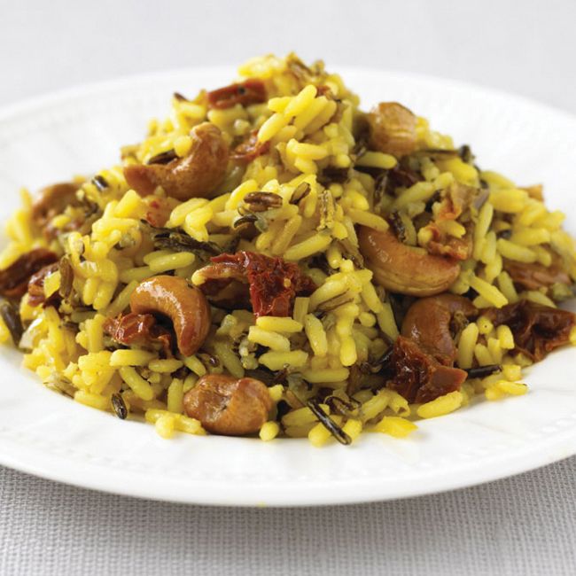 Wild Rice With Sun-dried Tomatoes & Cashew Nuts