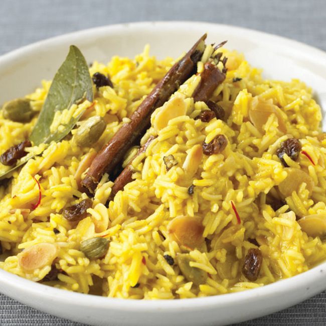Biryani With Cardamom & Cinnamon