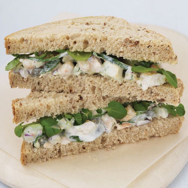 Prawn, Avocado & Watercress Sandwich
