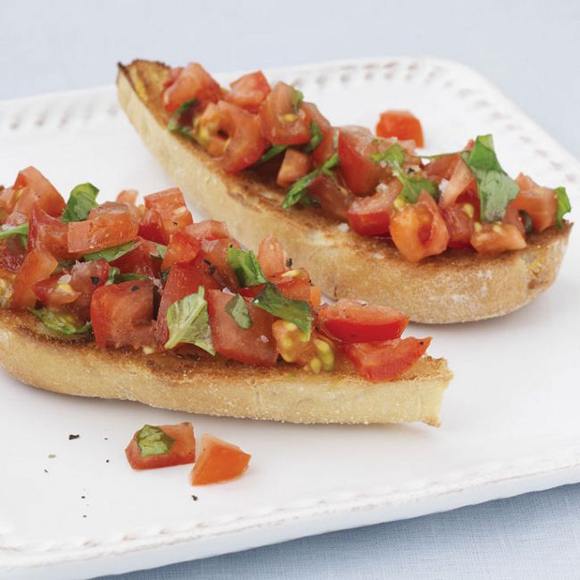 Bruschetta With Tomato & Basil