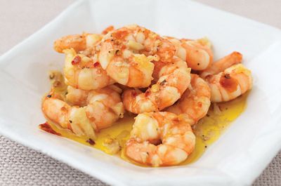 Prawns With Garlic And Chilli