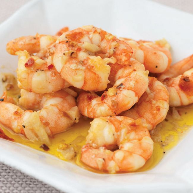 Prawns With Garlic & Chilli