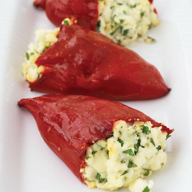 Feta-stuffed Capsicum