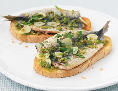 Grilled Sardines On Toast