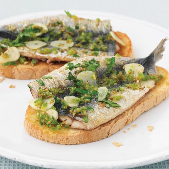 Grilled Sardines On Toast