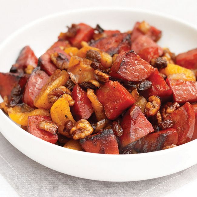 Chorizo With Dried Fruit Chutney