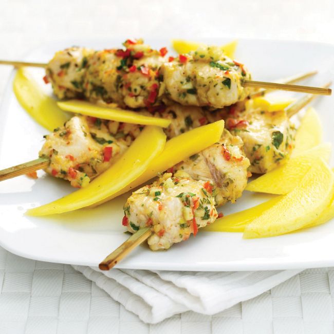 Skewered Lemon & Herb Chicken