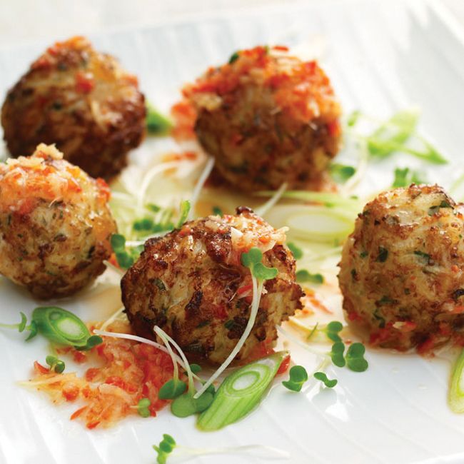 Spicy Chicken Balls With Chilli And Ginger Sauce