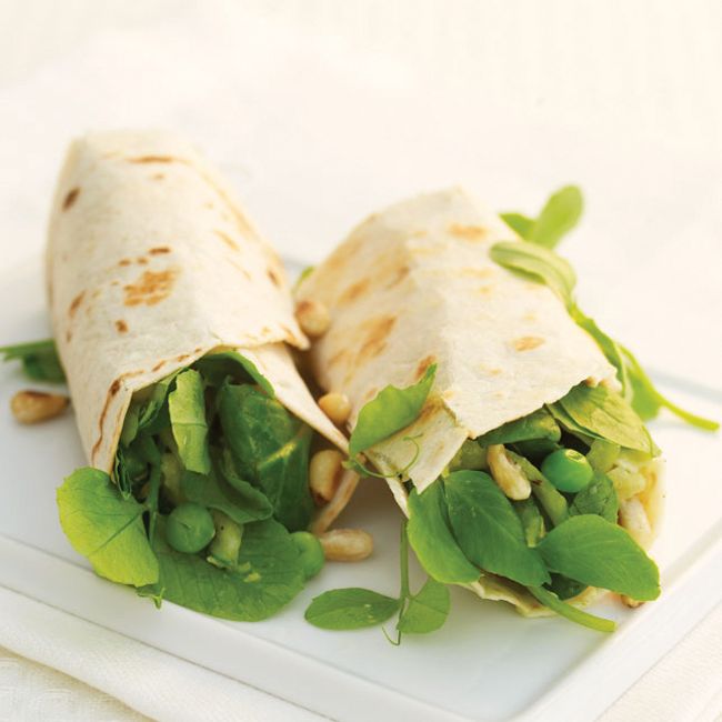 Zucchini & Pea Mini Tortillas