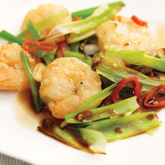 Spicy Salt & Pepper Prawns