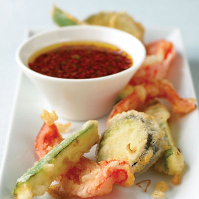 Vegetable Tempura With Chilli Dipping Sauce