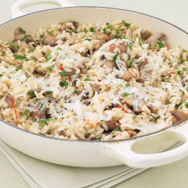 Easy Mushroom Risotto