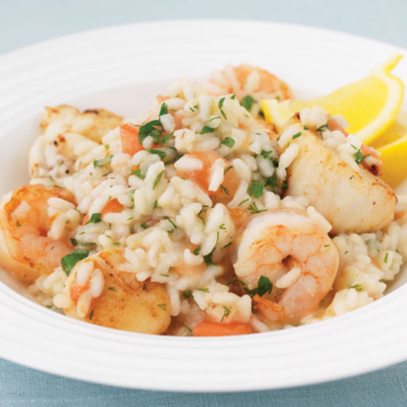 Seafood risotto