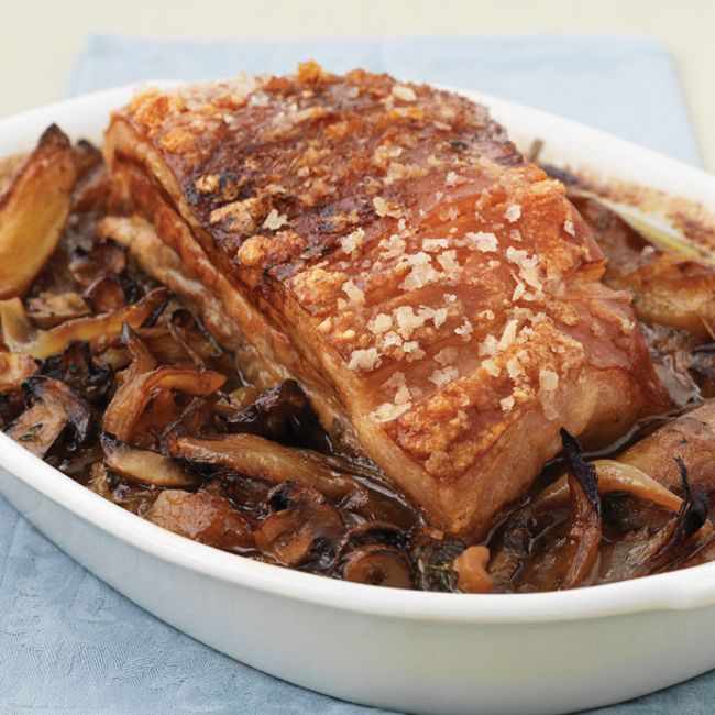 Pork Belly with Onions & Potatoes