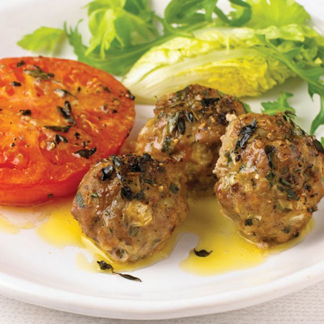 Pork Meatballs With Tomatoes