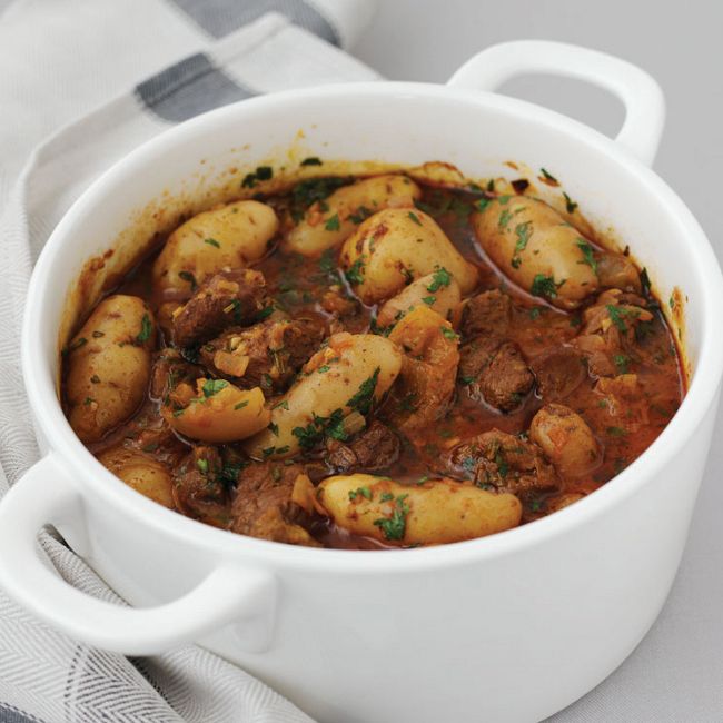 Spicy Lamb With Baby Potatoes