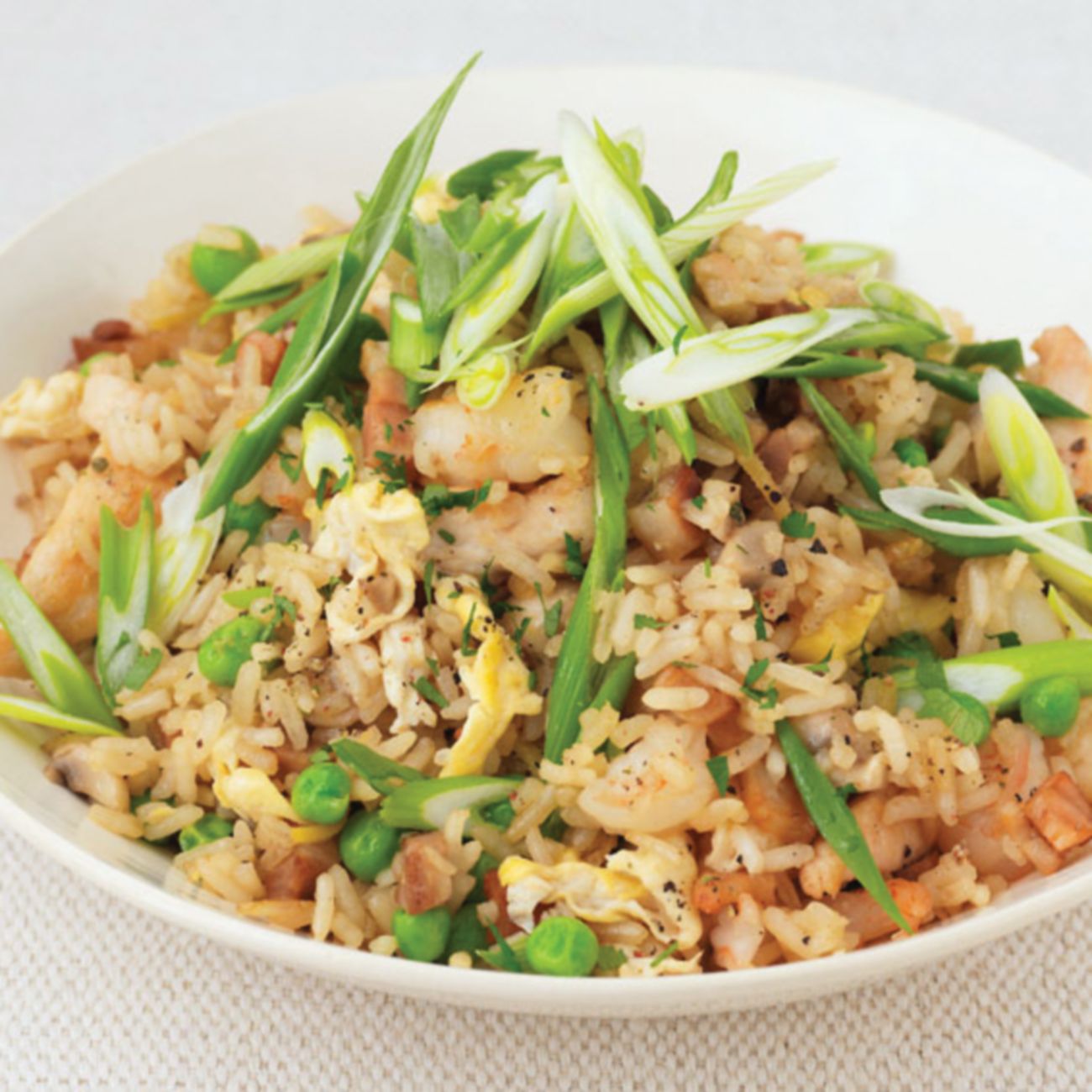 Special Fried Rice With Prawns & Chicken