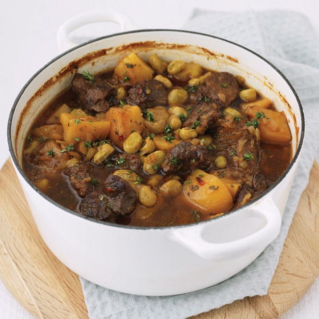 Hot & Spicy Lamb With Broad Beans