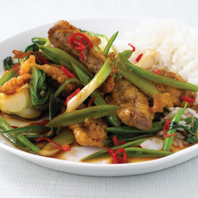 Crispy Beef & Vegetables