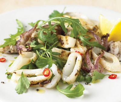 Chargrilled Squid & Rocket Salad