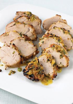 Marinated Pork Tenderloin In Soy And Rice Vinegar