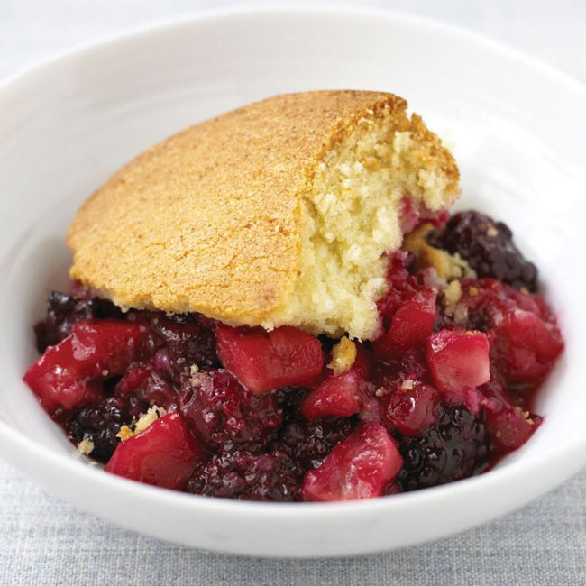 Blackberry & Apple Sponge