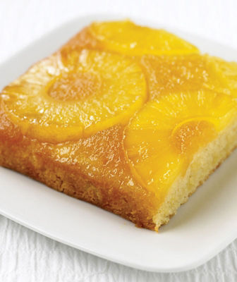 Pineapple And Syrup Upside-down Pudding