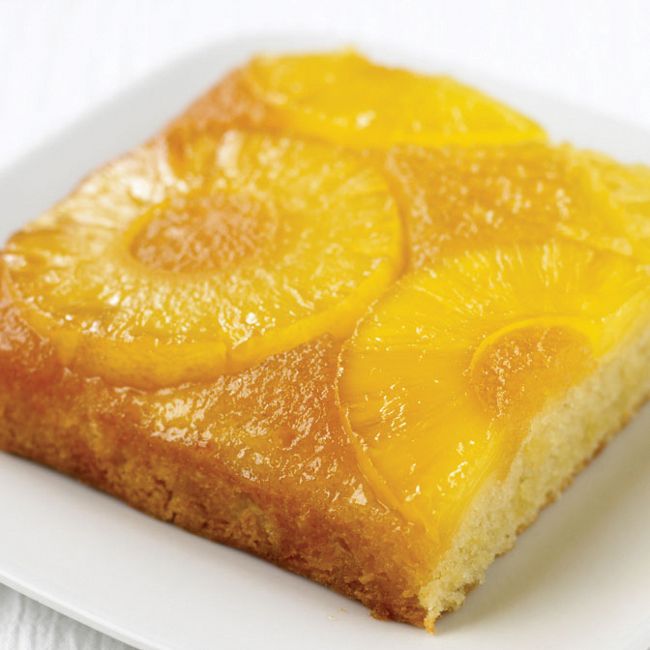 Pineapple & Syrup Upside-down Pudding