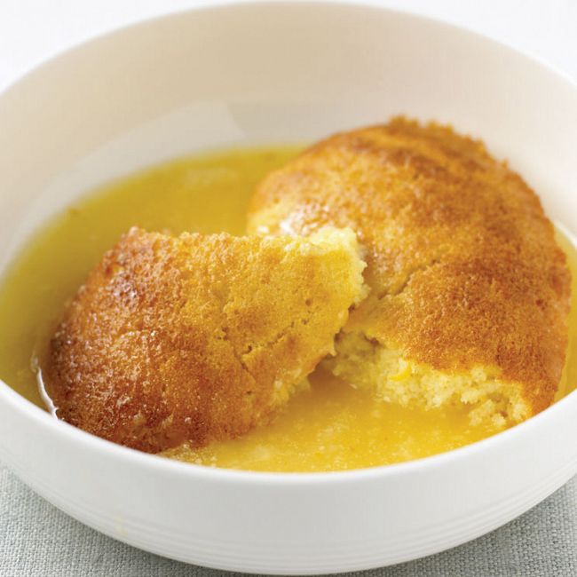 Lemon Sauce Sponge Pudding
