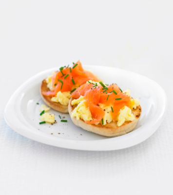 Scrambled Eggs With Smoked Salmon