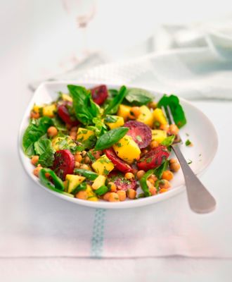 Chorizo, Chickpea & Mango Salad