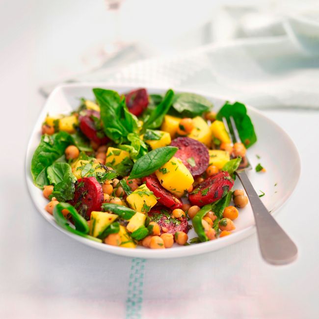 Chorizo, Chickpea & Mango Salad