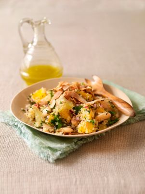 Quinoa Salad With Mango, Lime & Toasted Coconut