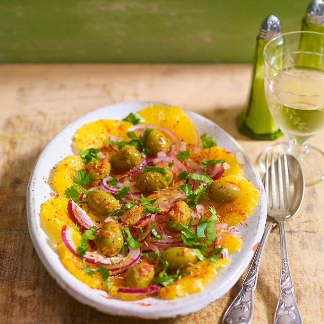 Orange Salad With Olives